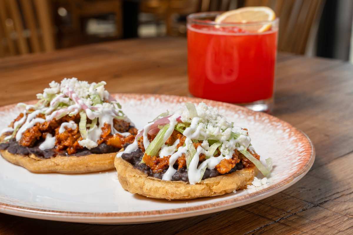 Sopes at Johnny Ritas. | Photo by Hasan Yousef