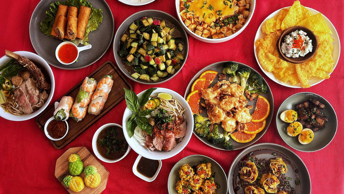 A spread from the Karly’s Kitchen x Soupbelly Lunar New Year pop-up. | Photo by Karly Giang and Candy Hom