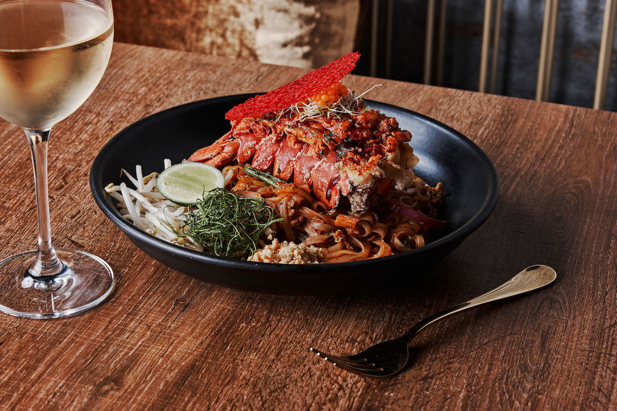 Lobster pad thai at Snap Thai Fish House. | Photo by Andrew Thomas Lee