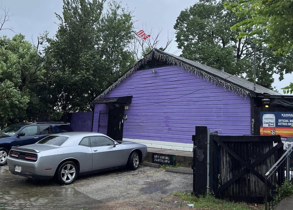 The bright purple exterior of Lola's Depot in Montrose. | Photo by Lola's Depot