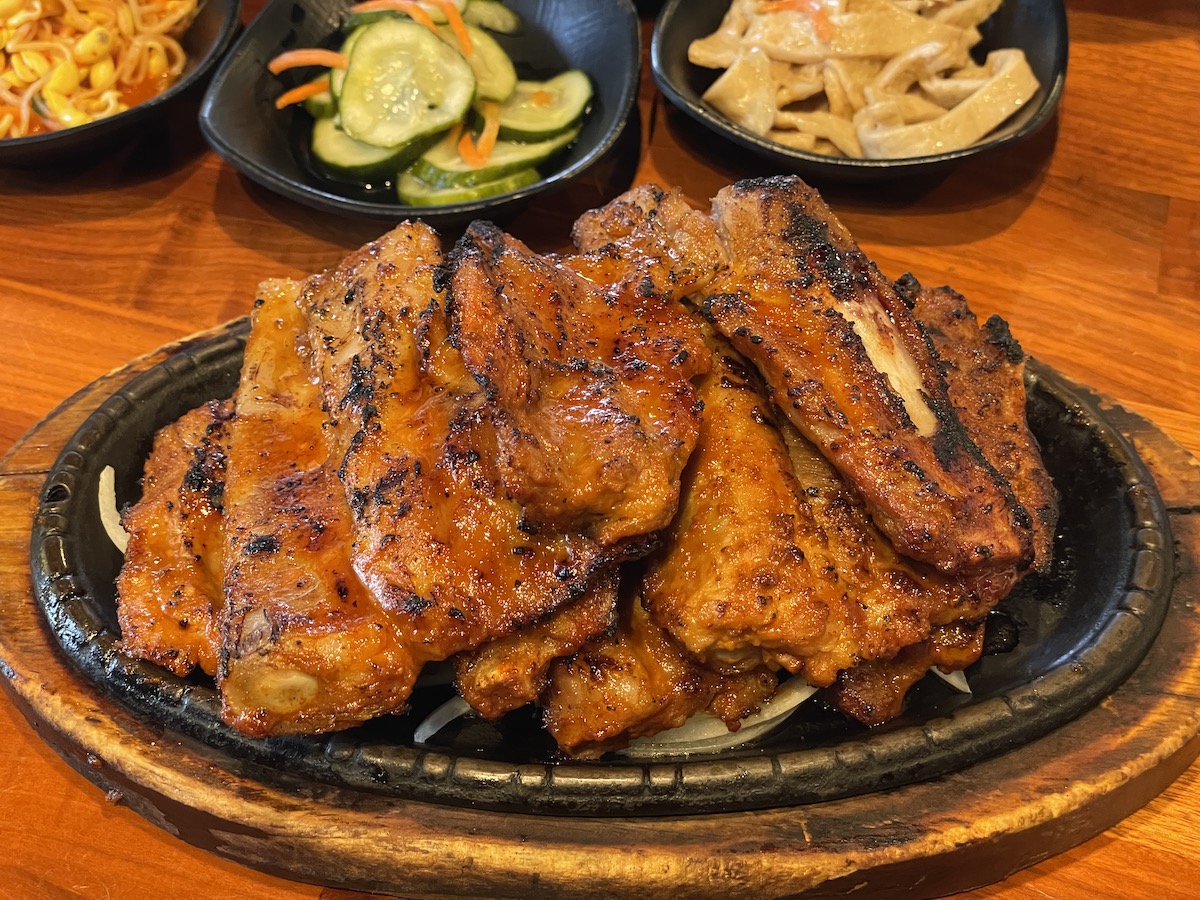 Pork ribs at Maht Gaek. | Photo by Aaren Prody