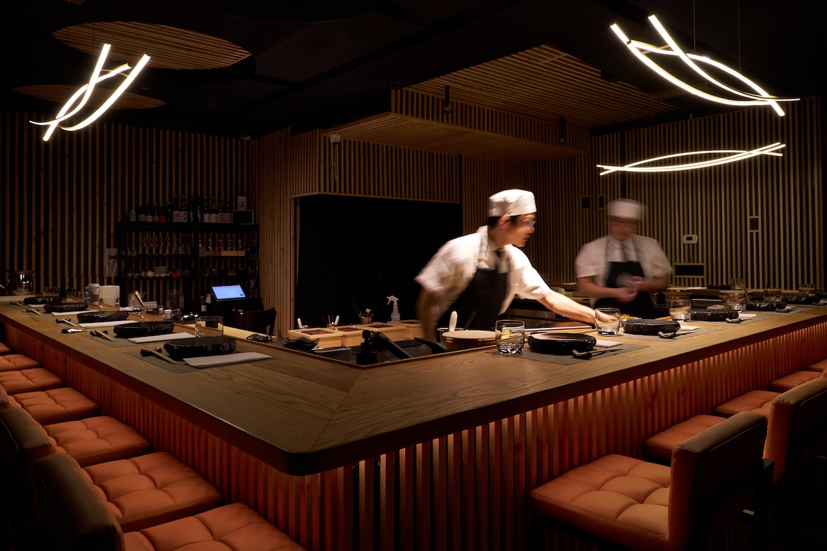 NYC_Koete Omakase_Interior + Chefs - DiningOut The chef counter at Koete. | Photo by