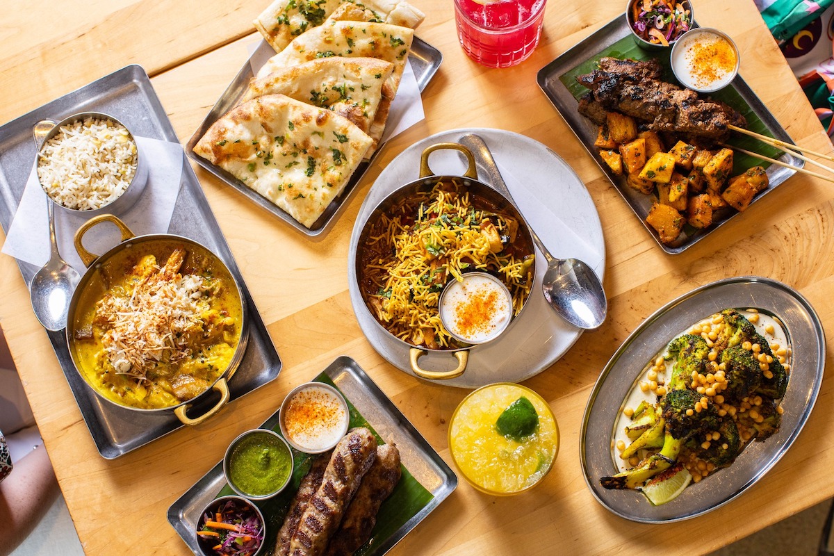 A spread of Portuguese fusion dishes at Oporto. | Photo by Oporto