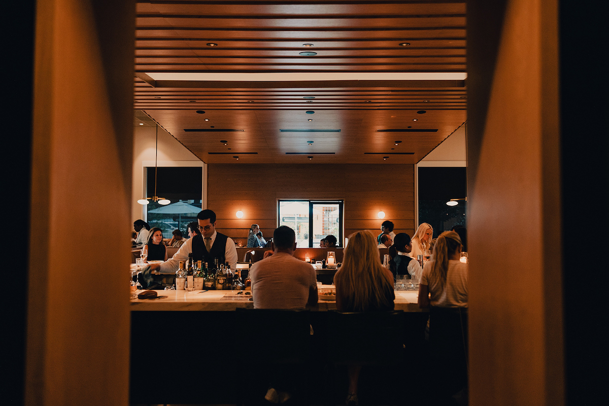 A peek inside the dining room at Il Bracco Park Cities. | Photo by Western Addition