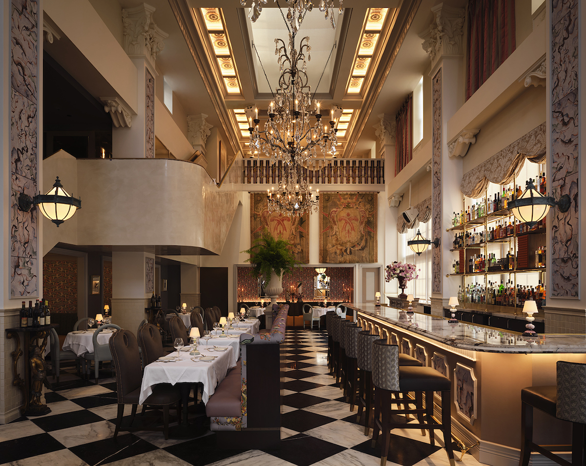 The dramatic dining room at Mister Charles. | Photo by Duro Hospitality