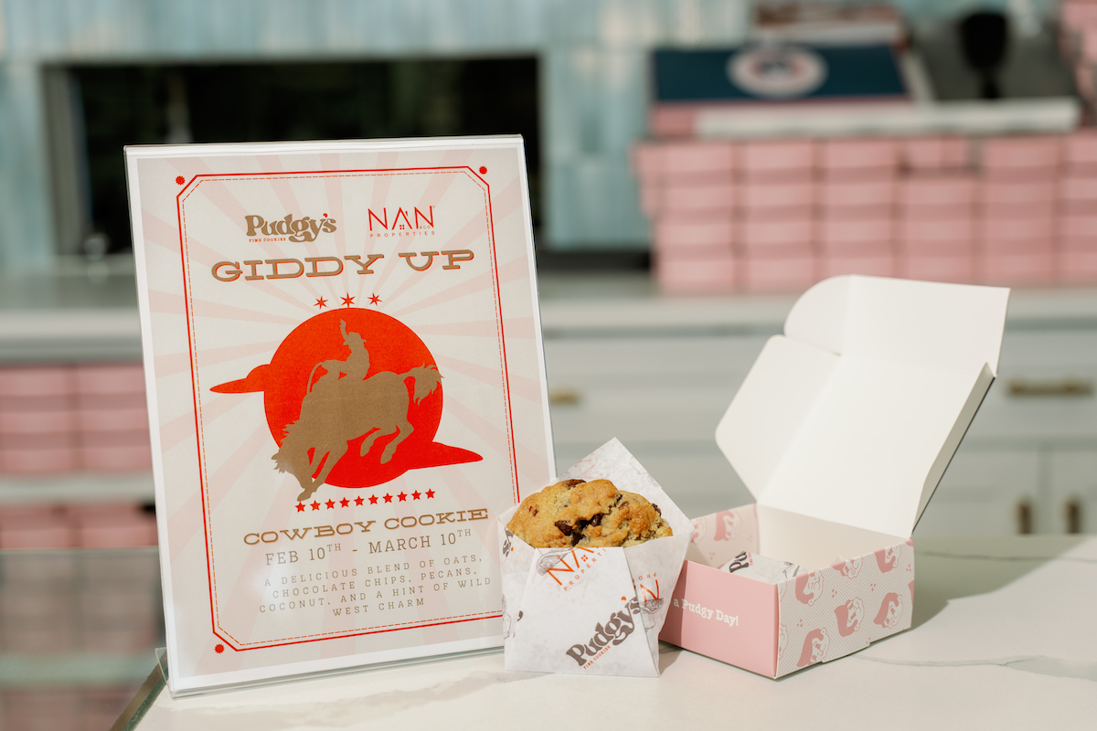 The Giddy Up cookie, a collaboration between Pudgy's and Nan Company Properties. | Photo by Jared Hernandez
