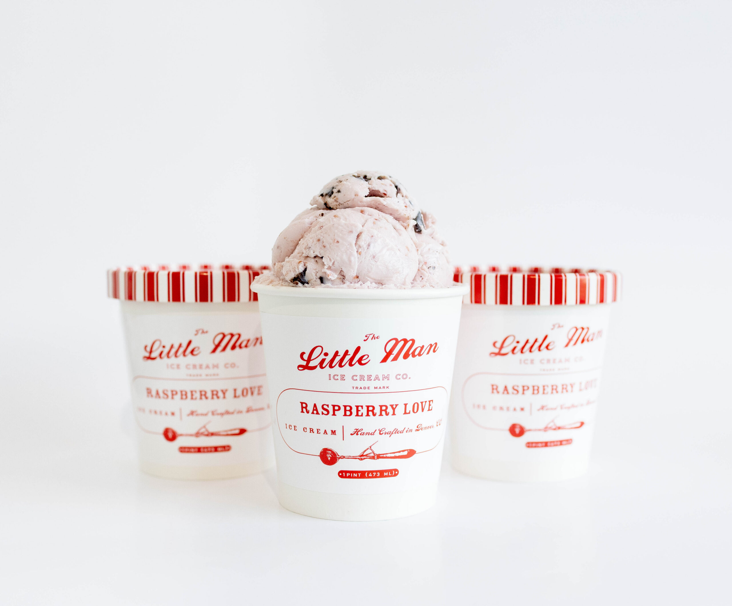Romantic ice cream for Valentine's Day. | Photo by Little Man Ice Cream