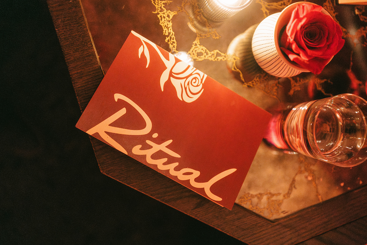 The menu at Ritual. | Photo by Studio Bueno