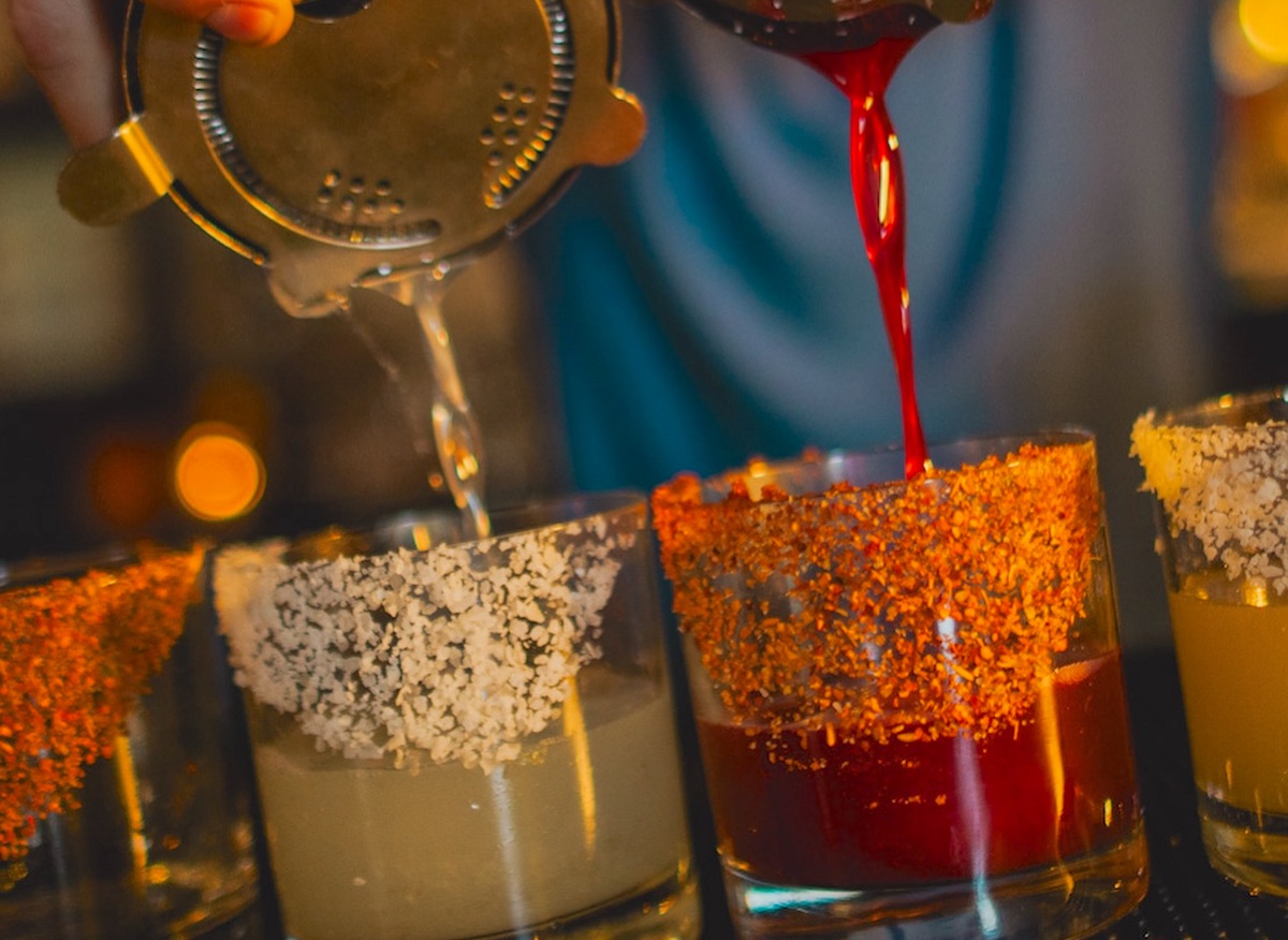 Mezcal-forward cocktails at the Limbo Room at Ruins. | Photo by Ruins