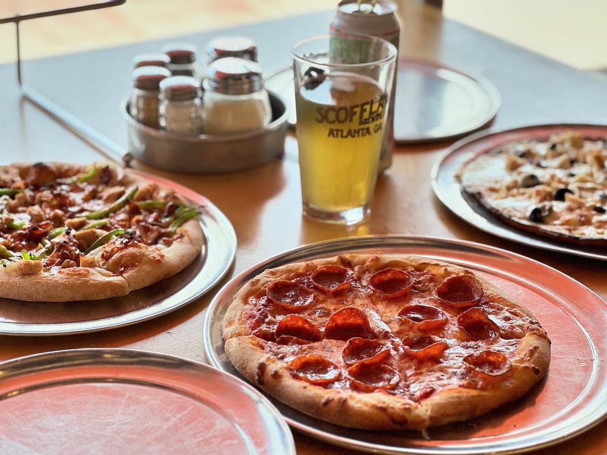 10-inch pies at Savage Pizza. | Photo by Savage Pizza