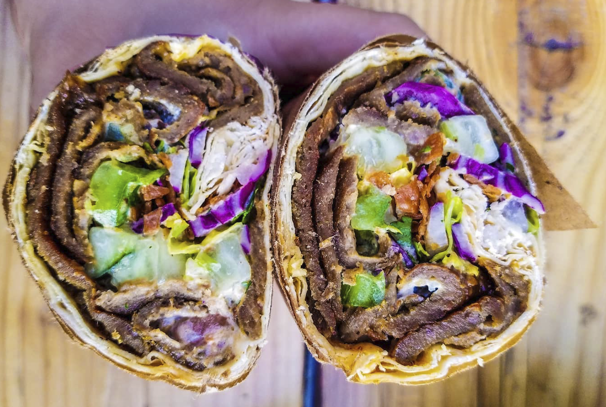 A classic doner sandwich. | Photo courtesy of Spitz Restaurant