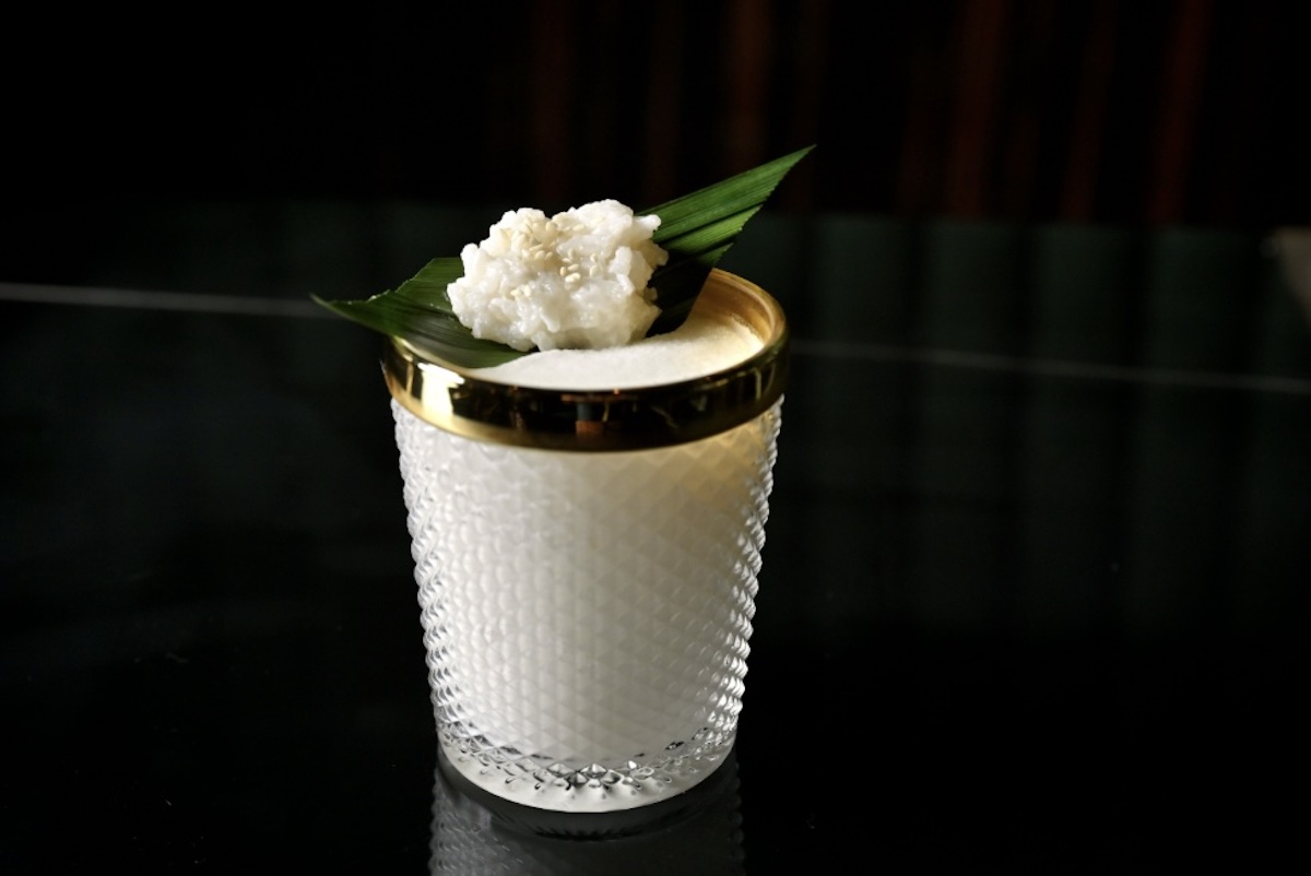 Sticky Saturn cocktail, a Lunar New Year special at Moon. | Photo by Alex Montoya