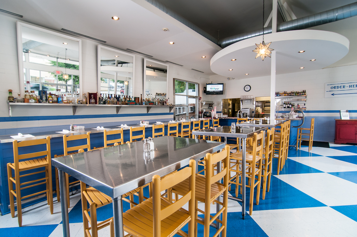 The light and bright dining room at Taqueria Del Sol. | Photo by Taqueria Del Sol