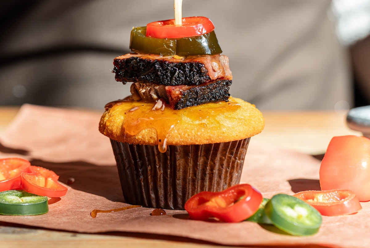The Smoke & Honey cupcake, a collaboration between Truth BBQ and Crave Cupcakes. | Photo by Becca Wright