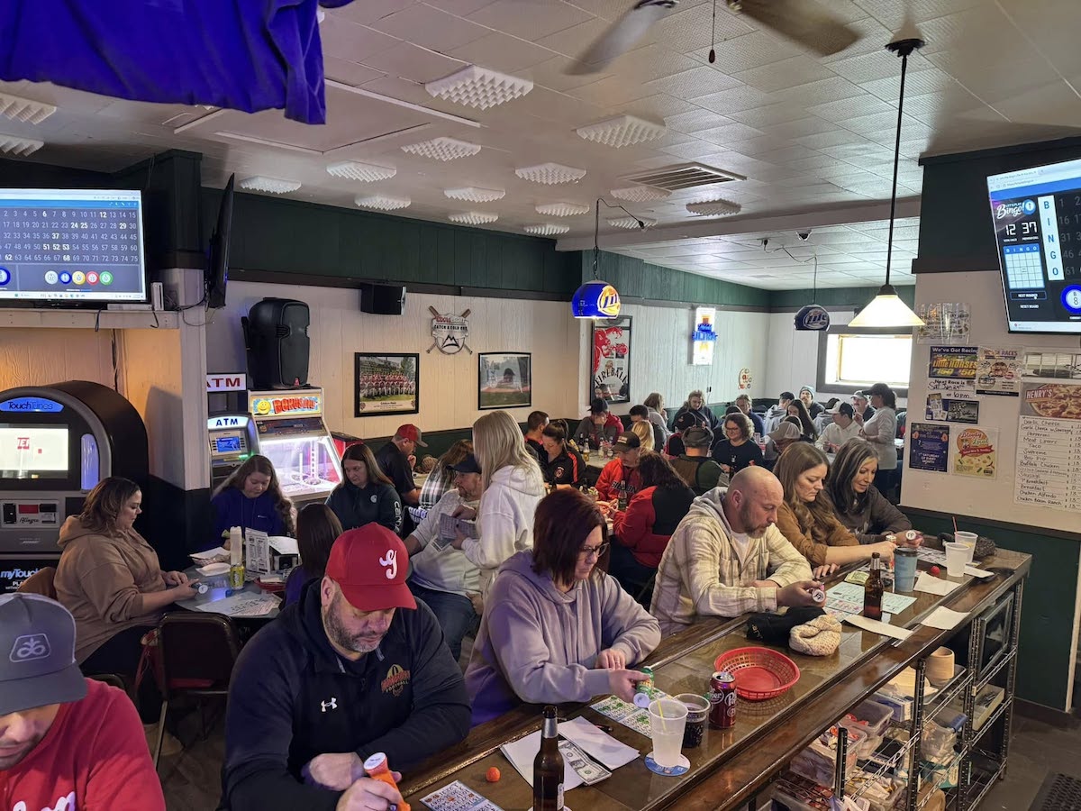Patrons play Bingo at the Local. | Photo by the Local