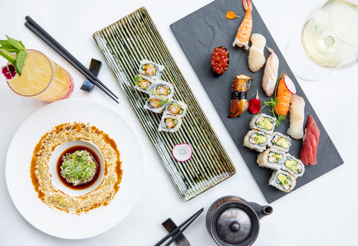 A spread of sushi and nigiri at Tomo. | Photo by Resto Experience