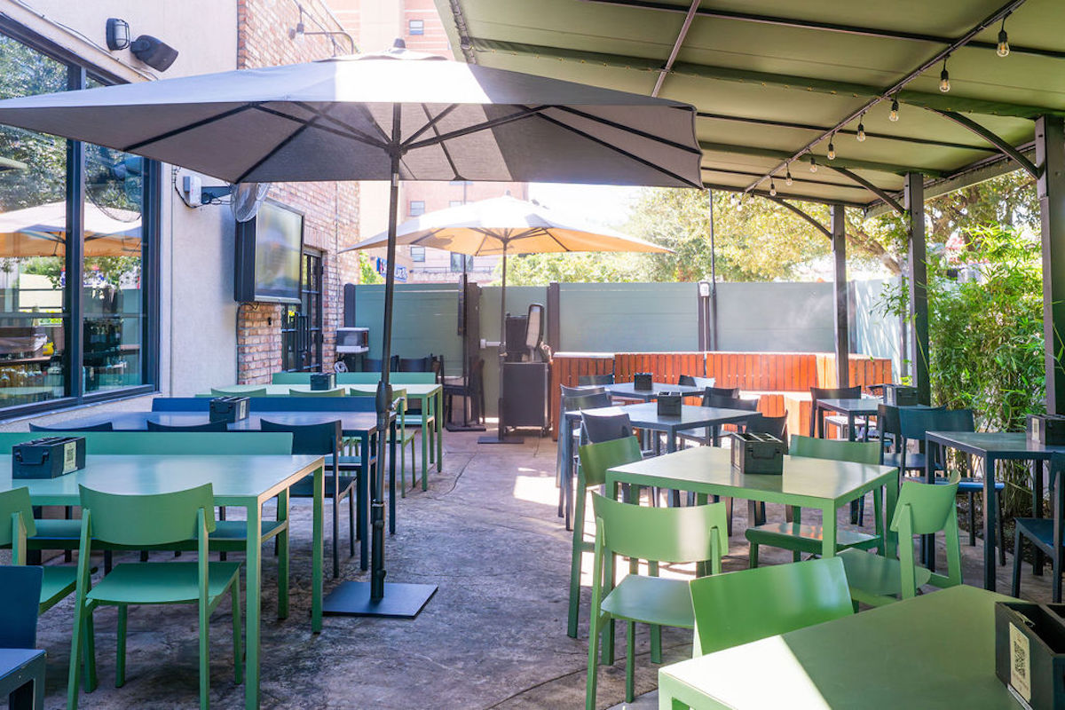 The patio at Traveler's Cart in Montrose. | Photo by Traveler's Cart