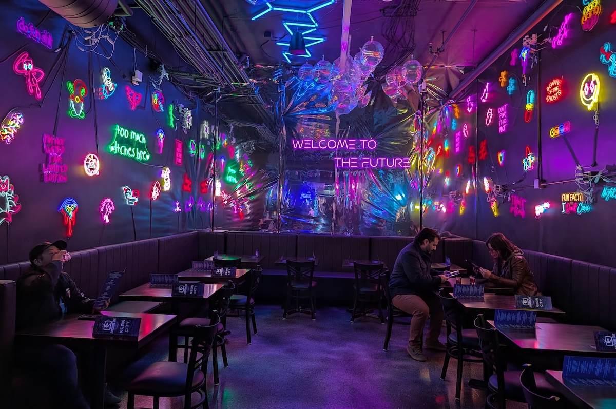 The current iteration of Adventure Time, Neon City. | Photo by Linnea Covington