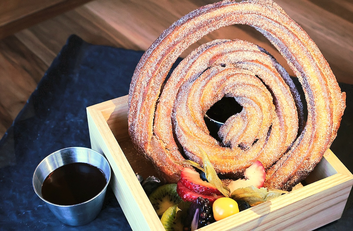 Nobody in town serves a churro like the one at Agave Blue Cantina. | Photo by Norma Padilla