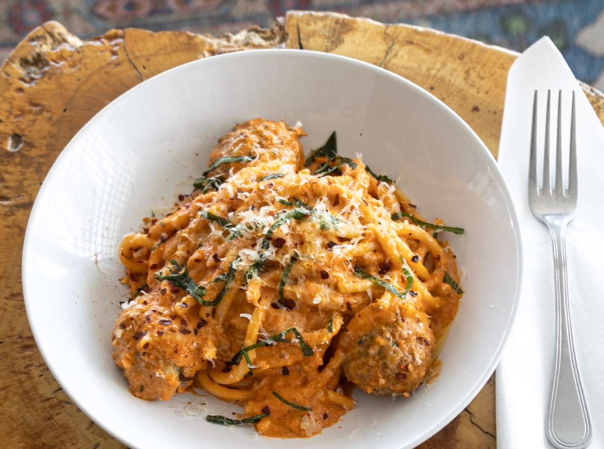 neighbors - DiningOut Spaghetti and meatballs at Neighbors. | Photo by Neighbors