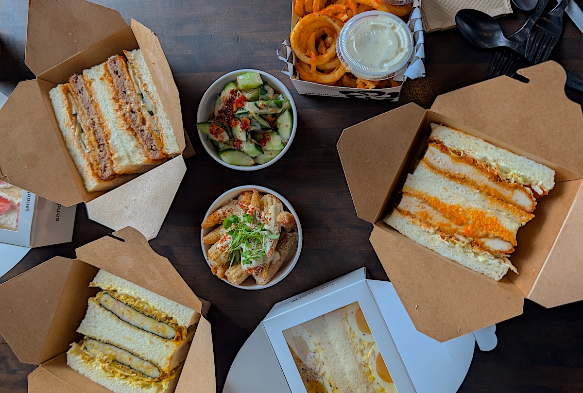 sandoitchi_by_Linnea_Covington_table spread - DiningOut Get all the Japanese sandos at Sandoitchi in RiNo. | Photo by Linnea Covington