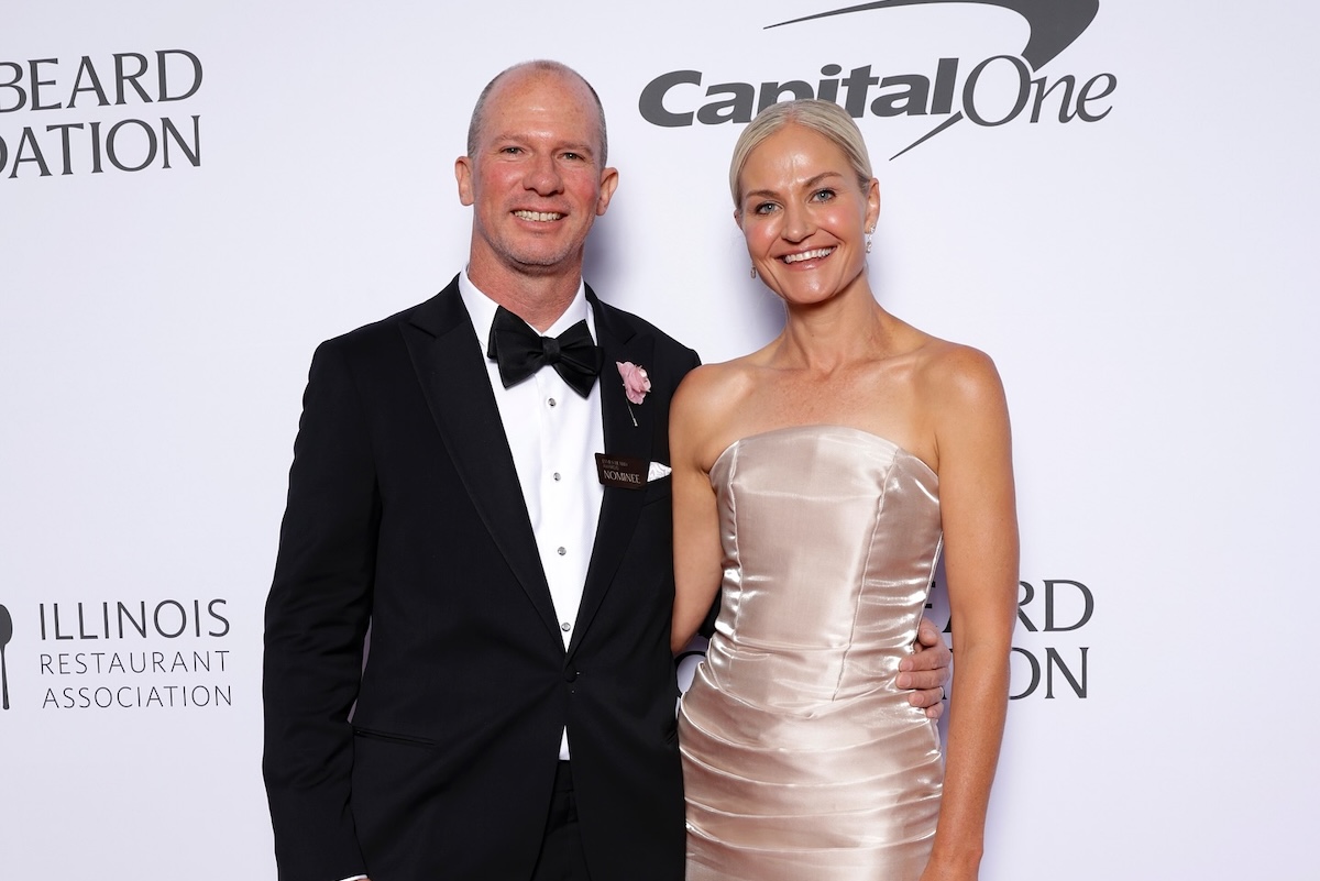 Niernberg and his wife at the James Bear Awards in Chicago. | Photo courtesy of Bin 707 Foodbar
