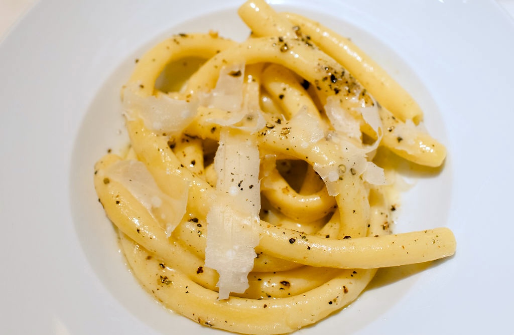 Altro Paradiso_pasta_cacio_e_pepe_NYC - DiningOut An elegant cacio e pepe at Altro Paradiso. | Photo by Sawyer Baird