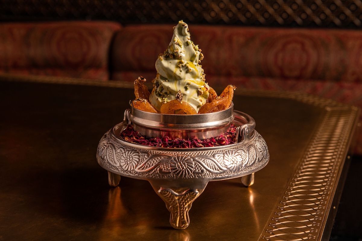 The Taran Taran Jelebi dessert at Ambassador's Clubhouse in NYC. | Photo by Evan Sung