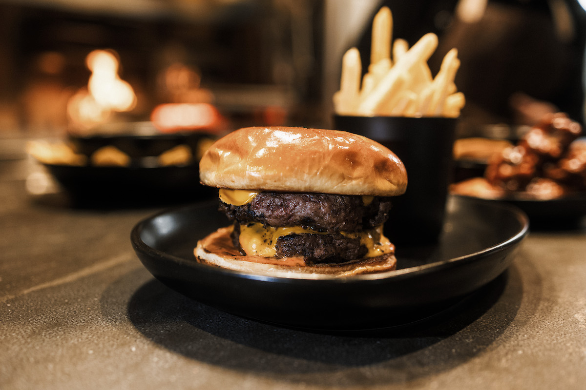 Ax Breaker elk burger at Long Weekend. | Photo by Marco Wang