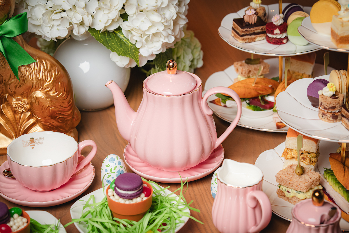 Afternoon tea setting at Brasserie Margot. | Photo by Sonder Media