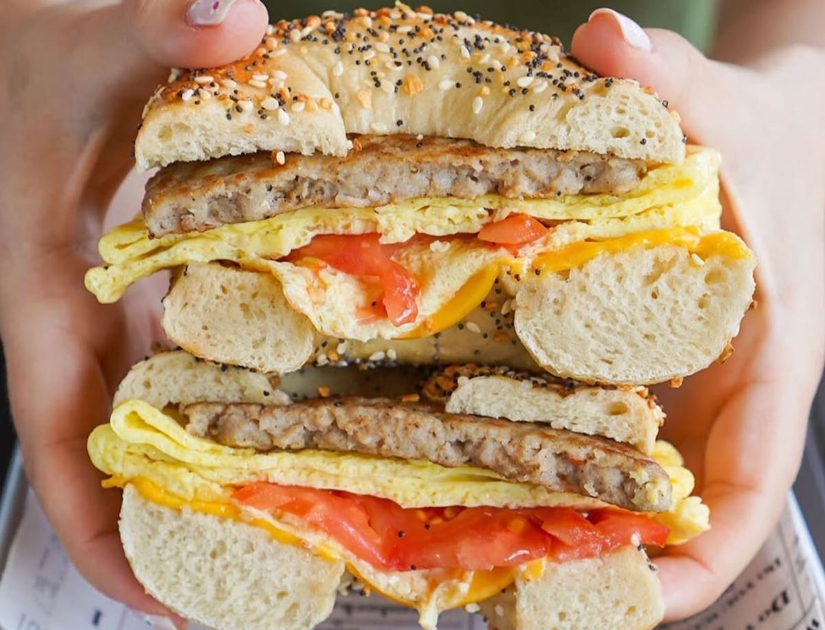 A bagel sandwich at Brooklyn Bagel Bakery & Deli. | Photo by Brooklyn Bagel Bakery & Deli