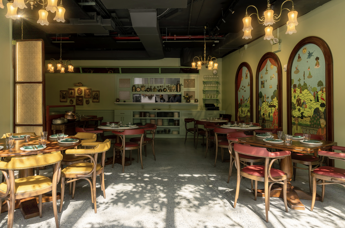 Visit this bright and airy Indian restaurant in NYC. | Photo courtesy of  Bungalow