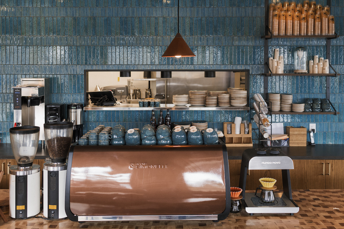 The coffee bar at the cafe at Long Weekend. | Photo by Marco Wang