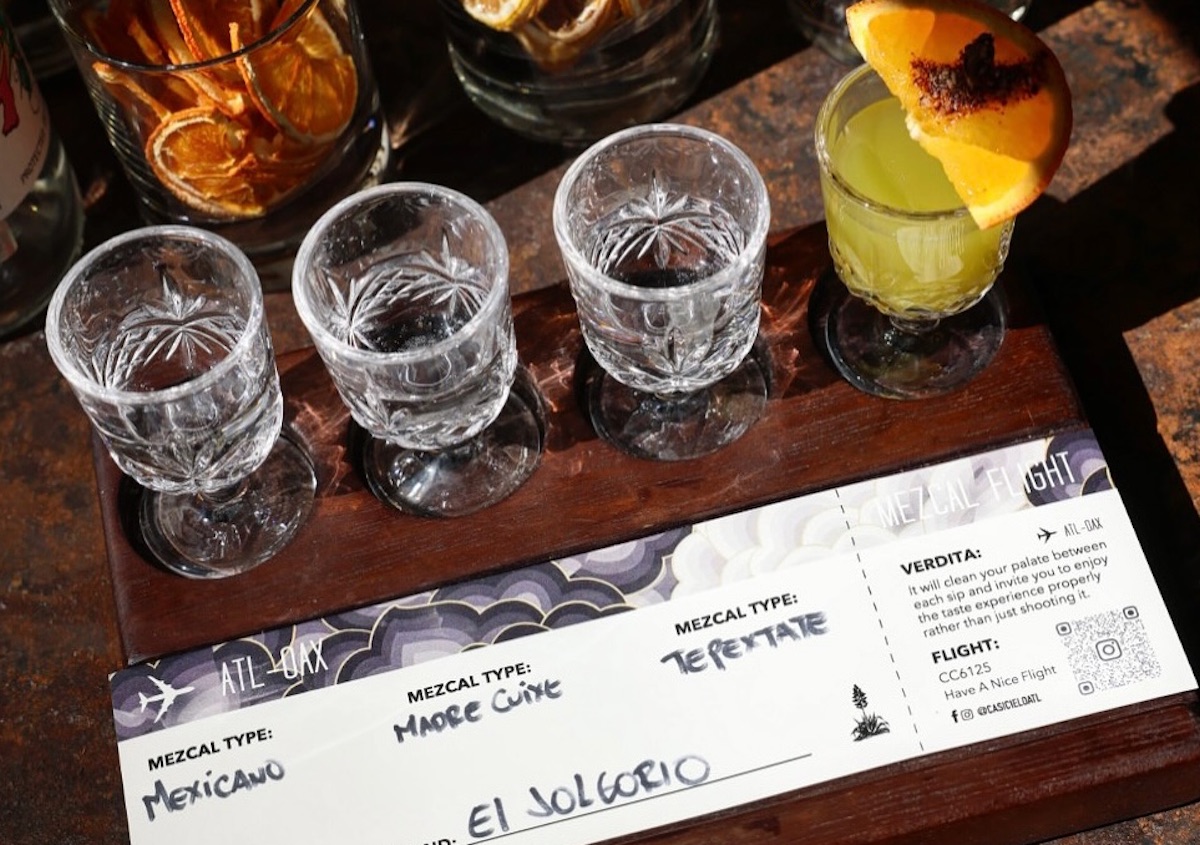 Mezcal flight at Casi Cielo. | Photo by Casi Cielo