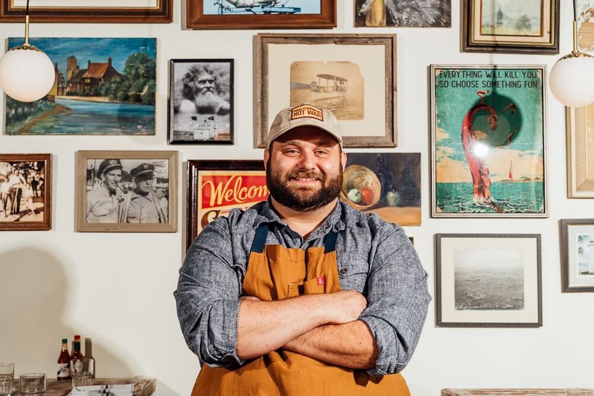 Chef Lucas McKinney of Josephine's, participating in this year's Bayou City Po-Boys on Parade. | Photo by Blue Plate Mayo