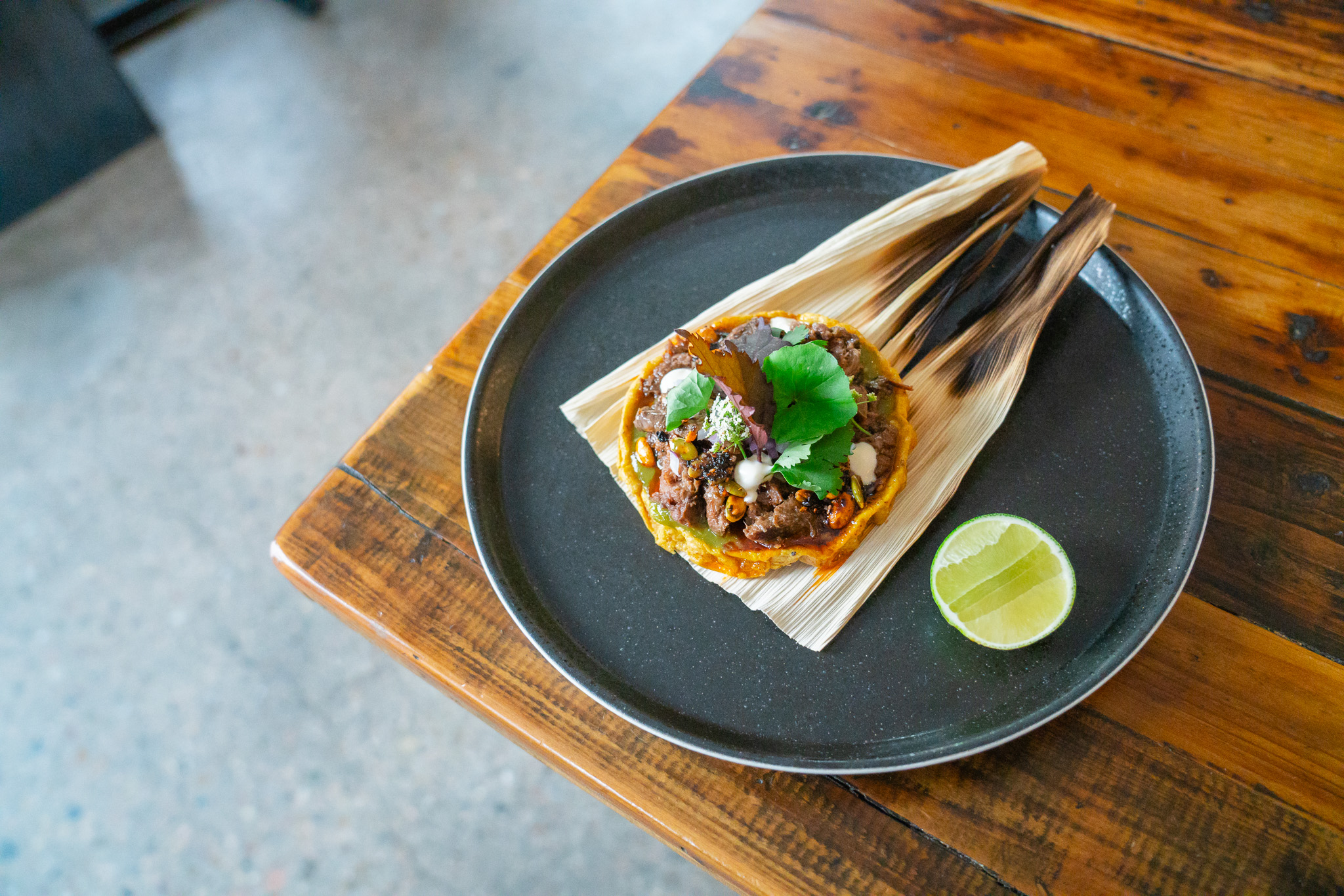 Showcasing the homemade sopa from Xiquita. | Photo by Behind the Apron Media