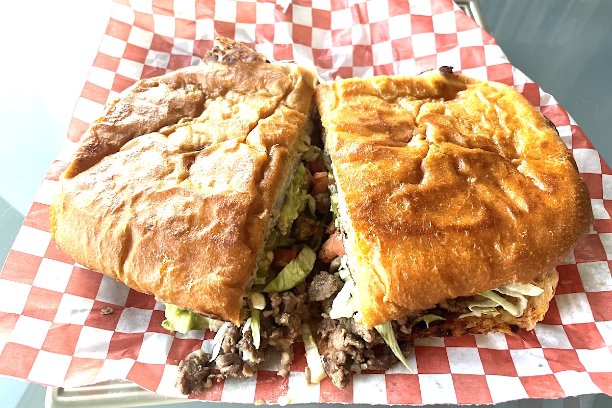 Grab an Asada Torta at Chivis Tacos in the Denver neighborhood of City Park. | Photo by Ruth Tobias
