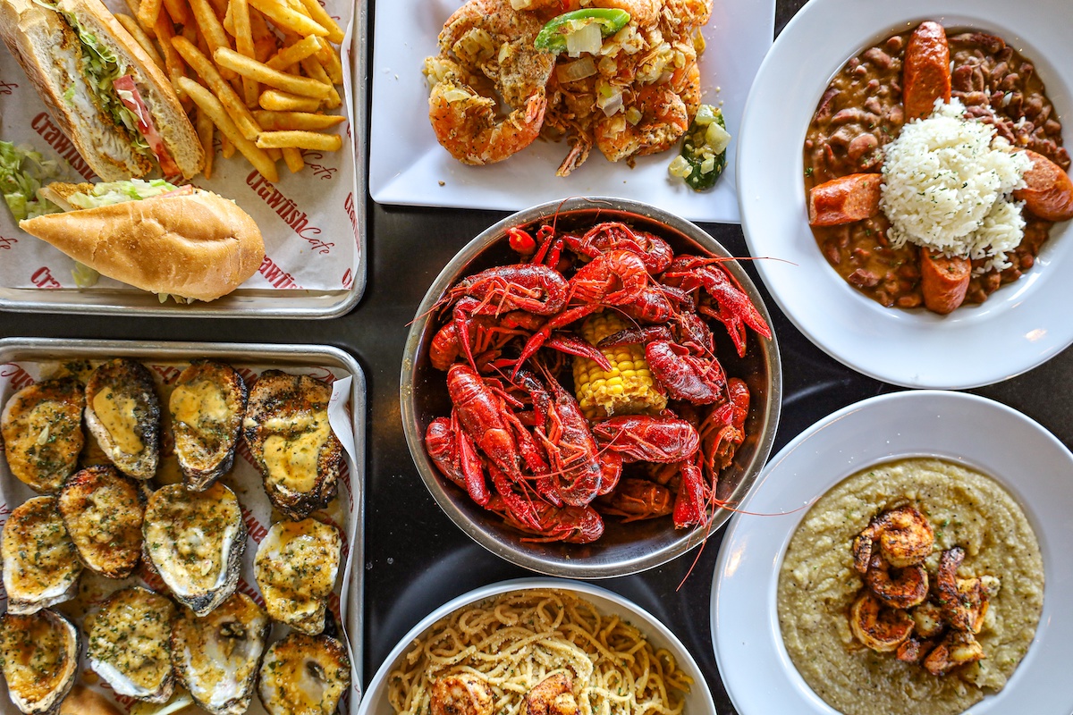 A spread from Crawfish Cafe. | Photo by Christine Nguyen