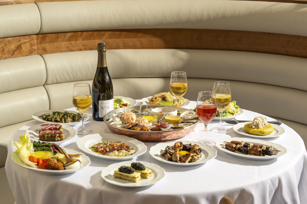 European coastal sings at Crevette in NYC. | Photo by Evan Sung