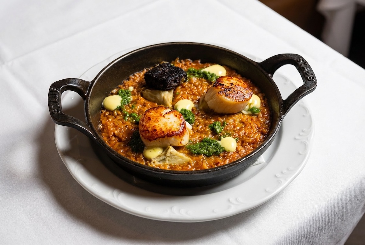 The Seafood Rice dish at Crevette. | Photo by Nishtha Dalal