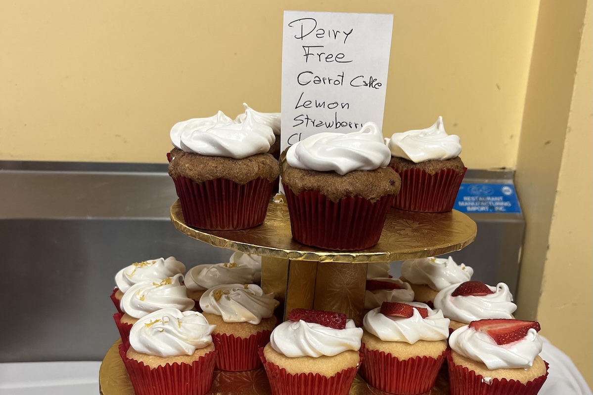 Photo caption: Gluten-free cupcakes to celebrate Everybody Eats’ 20th year in business | Photo courtesy of Christina Heiser