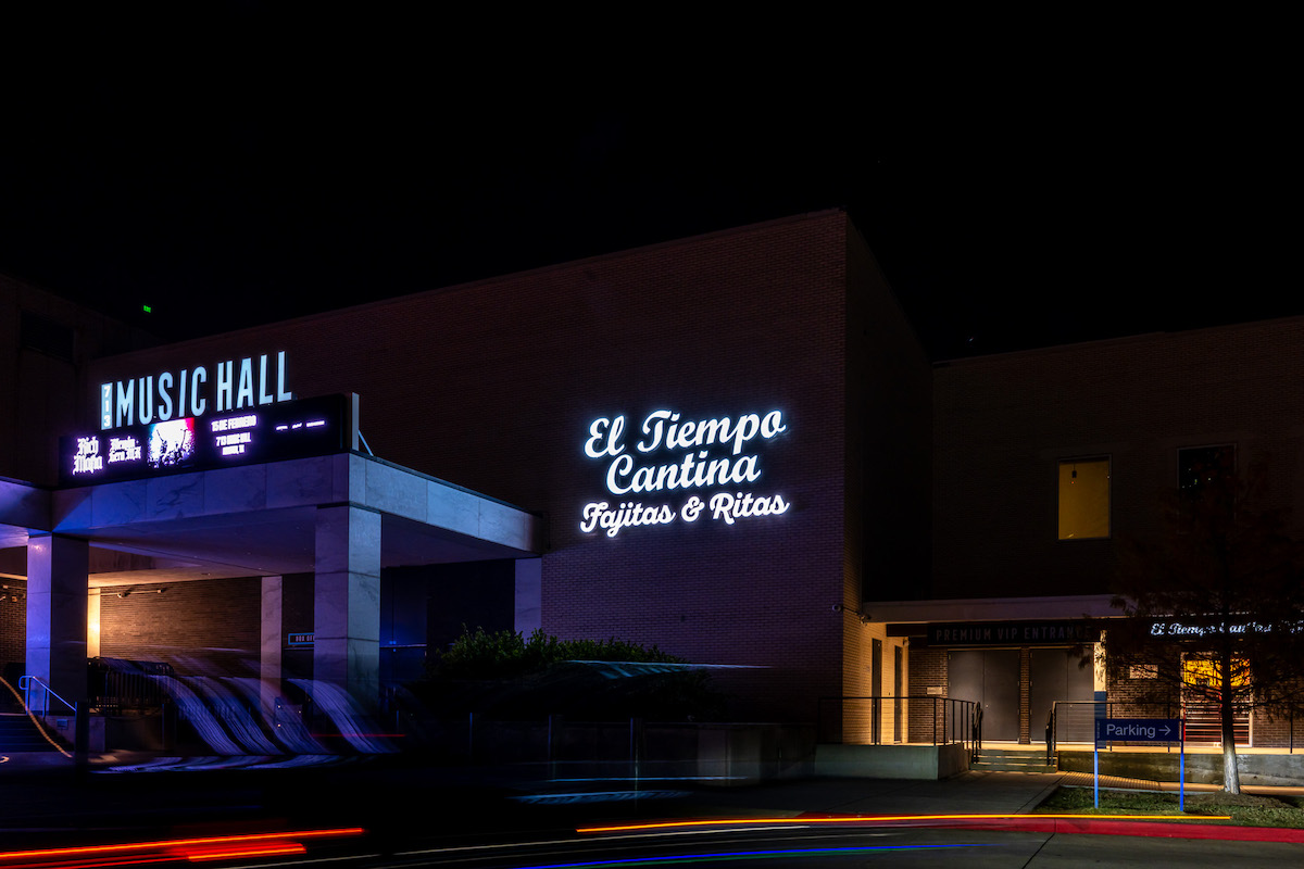 The exterior of the new El Tiempo at POST Houston in Downtown. | Photo by El Tiempo Cantina