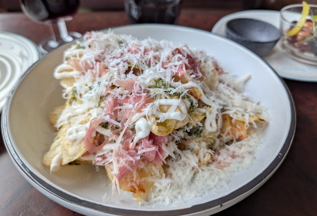 What a delight the Medi Nachos were at FiNO. | Photo by Linnea Covington