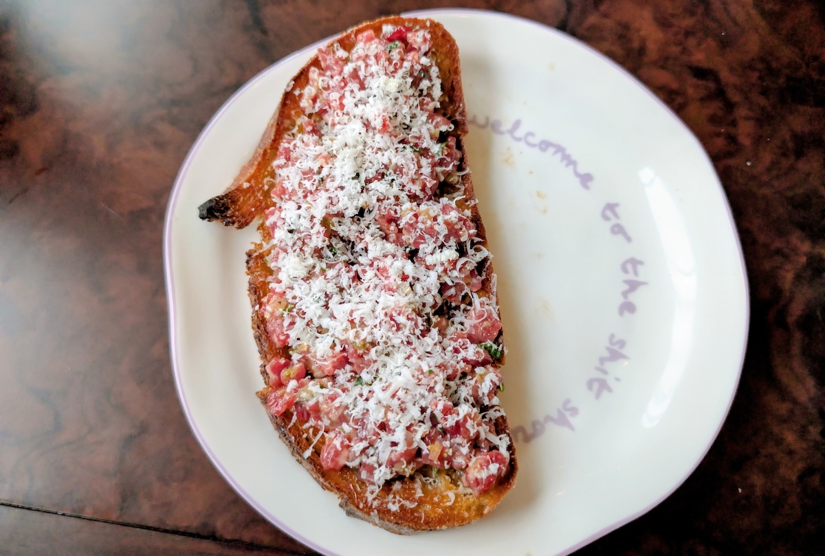 All the toasts use bread from GetRight's in Denver. | Photo by Linnea Covington