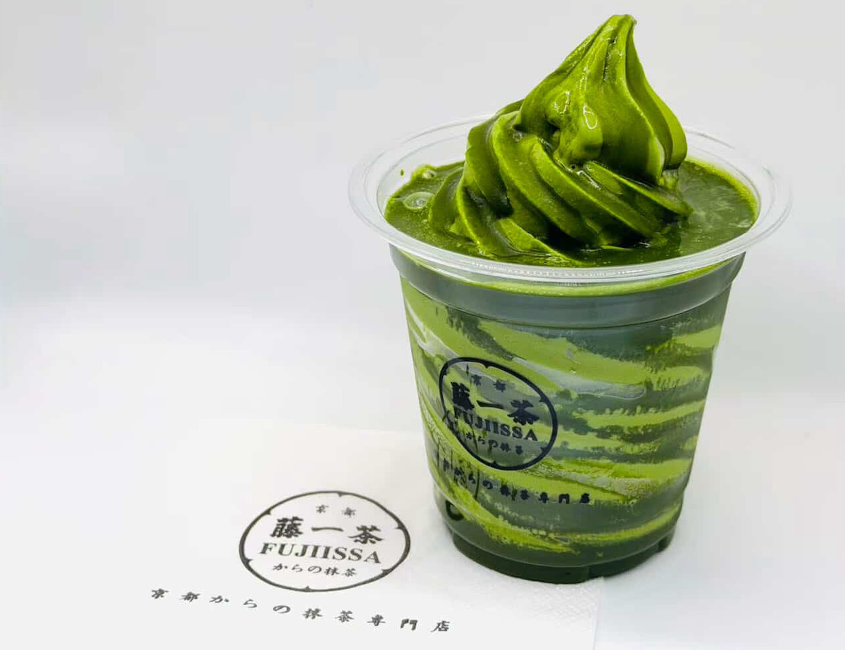 Matcha ice cream at Fujissa. | Photo by Meng Li
