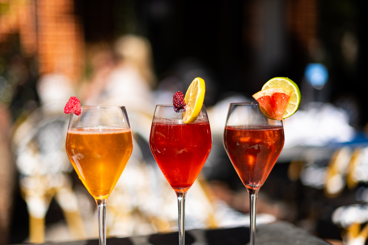 Mimosas at Hamsa. | Photo by Shane Dante