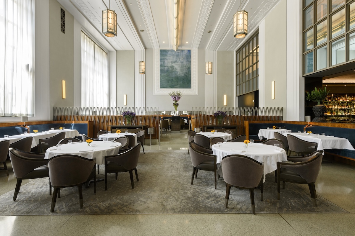 Inside Eleven Madison Park in NYC. | Photo by Evan Sung