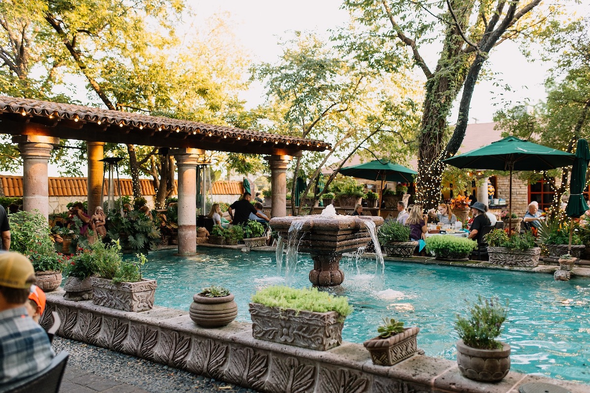 The fountain and picturesque environs at Joe T. Garcia's. | Photo by Joe T. Garcia's