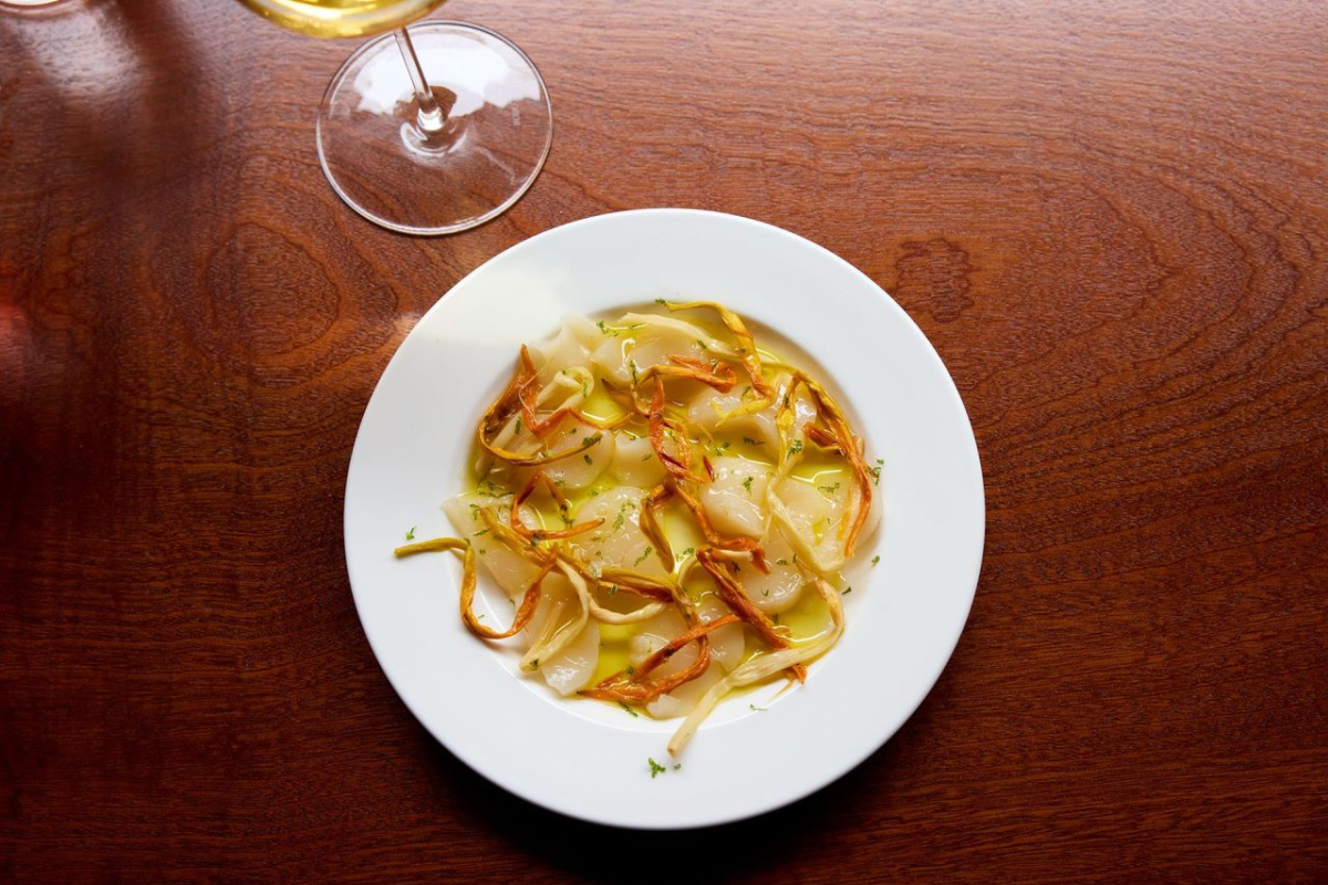 The scallops at Lei in NYC. | Photo courtesy of Lei