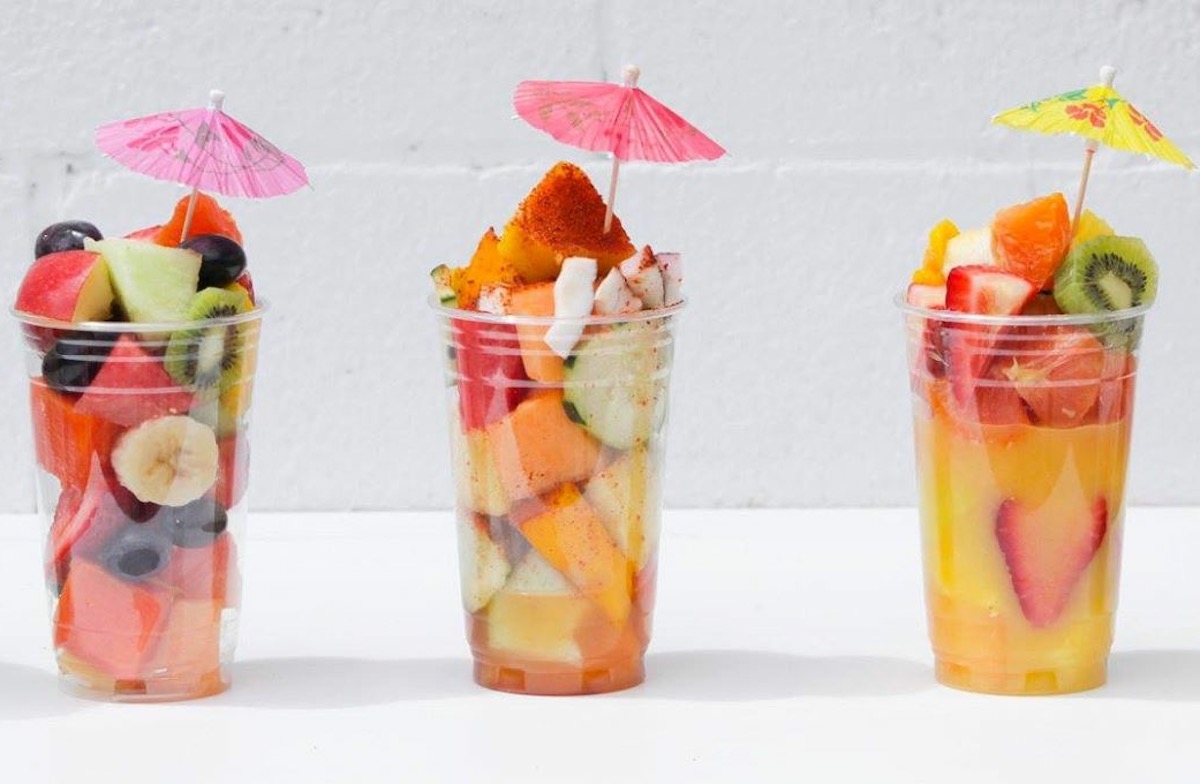 Fruit cups at LottaFrutta. | Photo by Alex Cullen